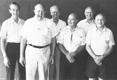 Johnny Lux, Bob Jackson, George Barvin, Art Jennings, Eddie Johnson, Bill Dietrich