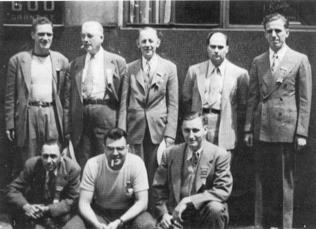 IJA Founders - Bernard Joyce, Jack Greene, Harry Lind, Art Jennings, George Barvinchak. Bill Dunham, Roger Montandon, Eddie Johnson