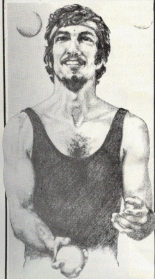 Lloyd Timberlake, author of the accompanying article, drawn by Shireen Moody, author of this article.