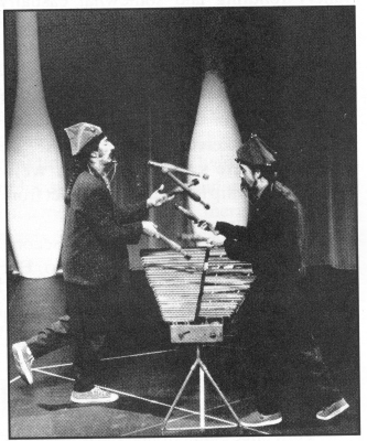 The musical Karamazovs -- Paul and Howard (Saju Joy photo) 