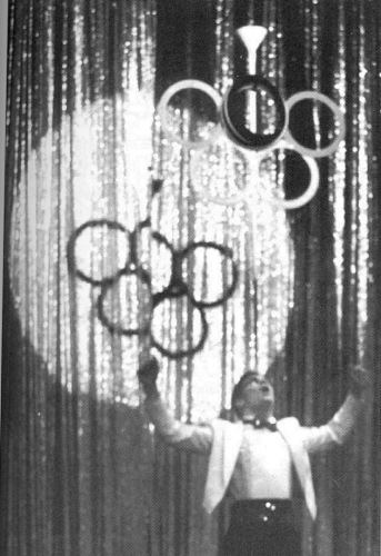 The Olympic Trick - a fitting routine for audiences in 1992.