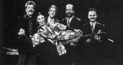 Atsuko Koga with the Statler Brothers.